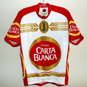 3/$188❤️vintage World Jerseys Cerveza Carta Blanca Caguama cycling jersey Mexico